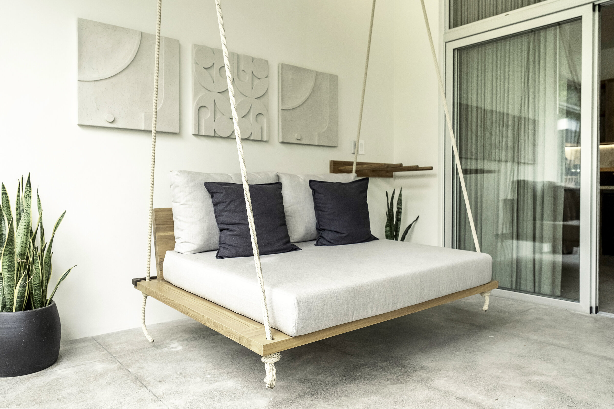 A detail from Namaste Oasis, a FŌKL interiors project in Costa Rica