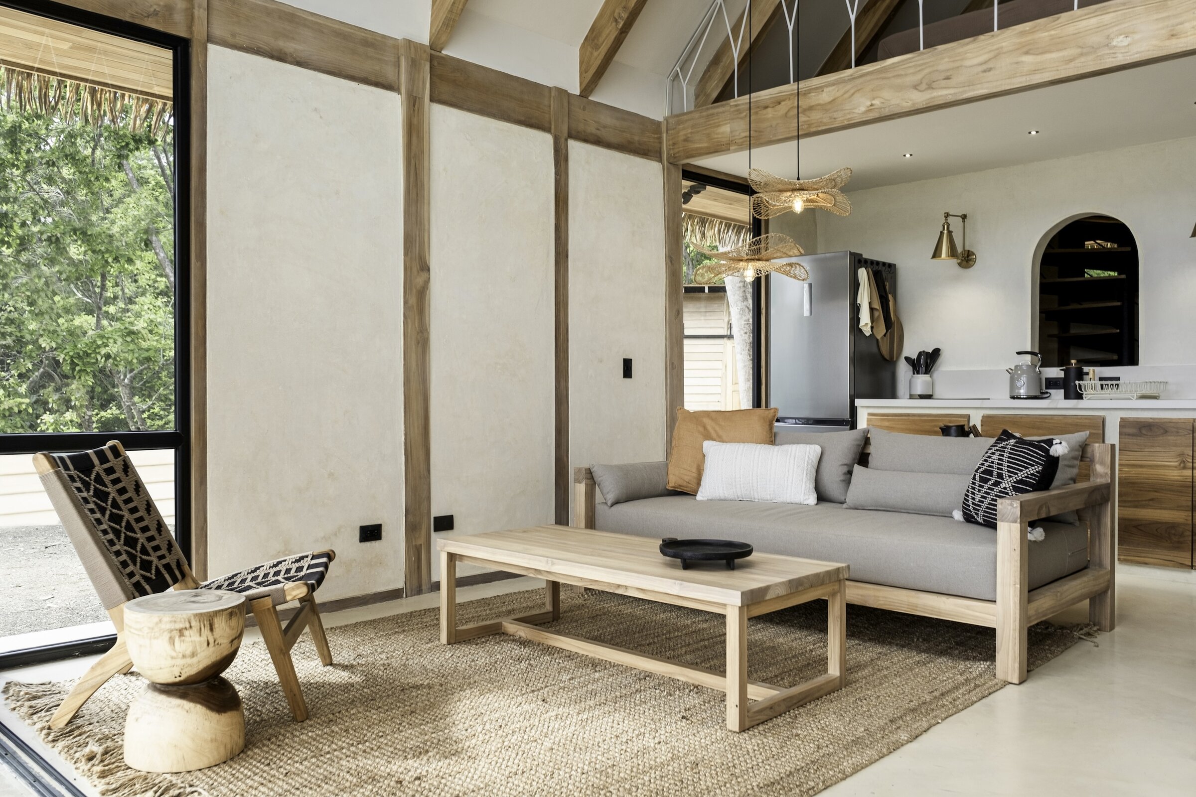 A detail from Casa Organica, a FŌKL interiors project in Costa Rica