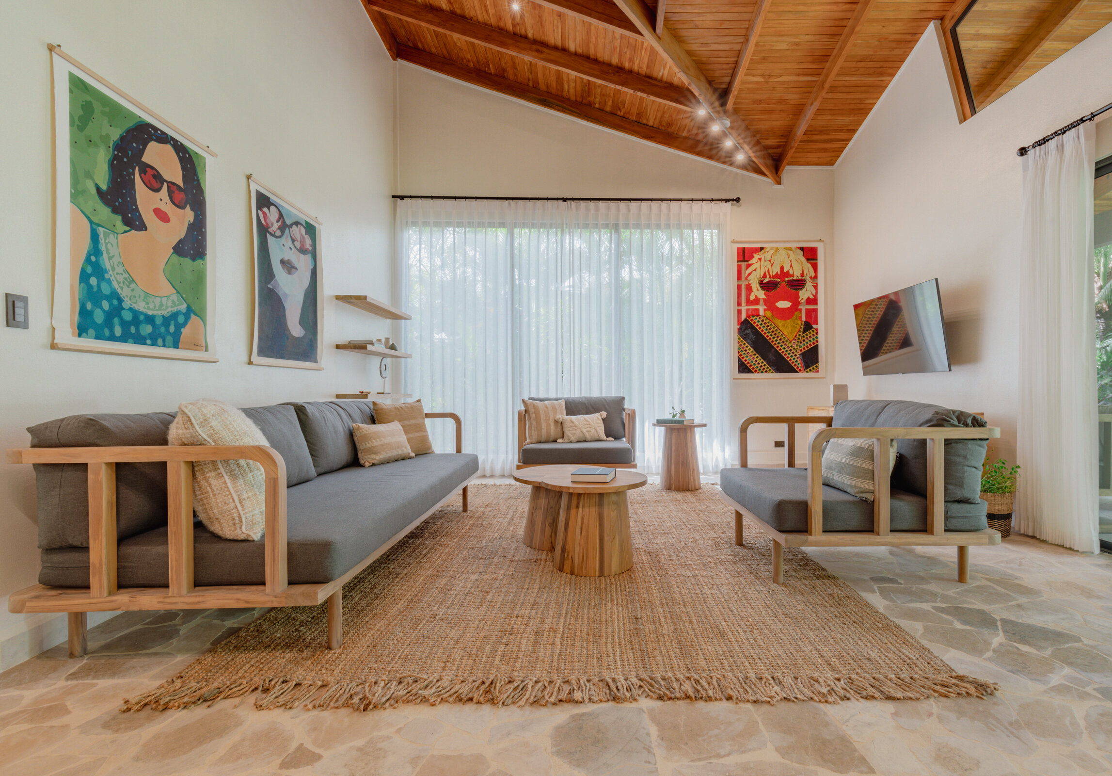 A detail from Casa Carlita, a FŌKL interiors project in Costa Rica