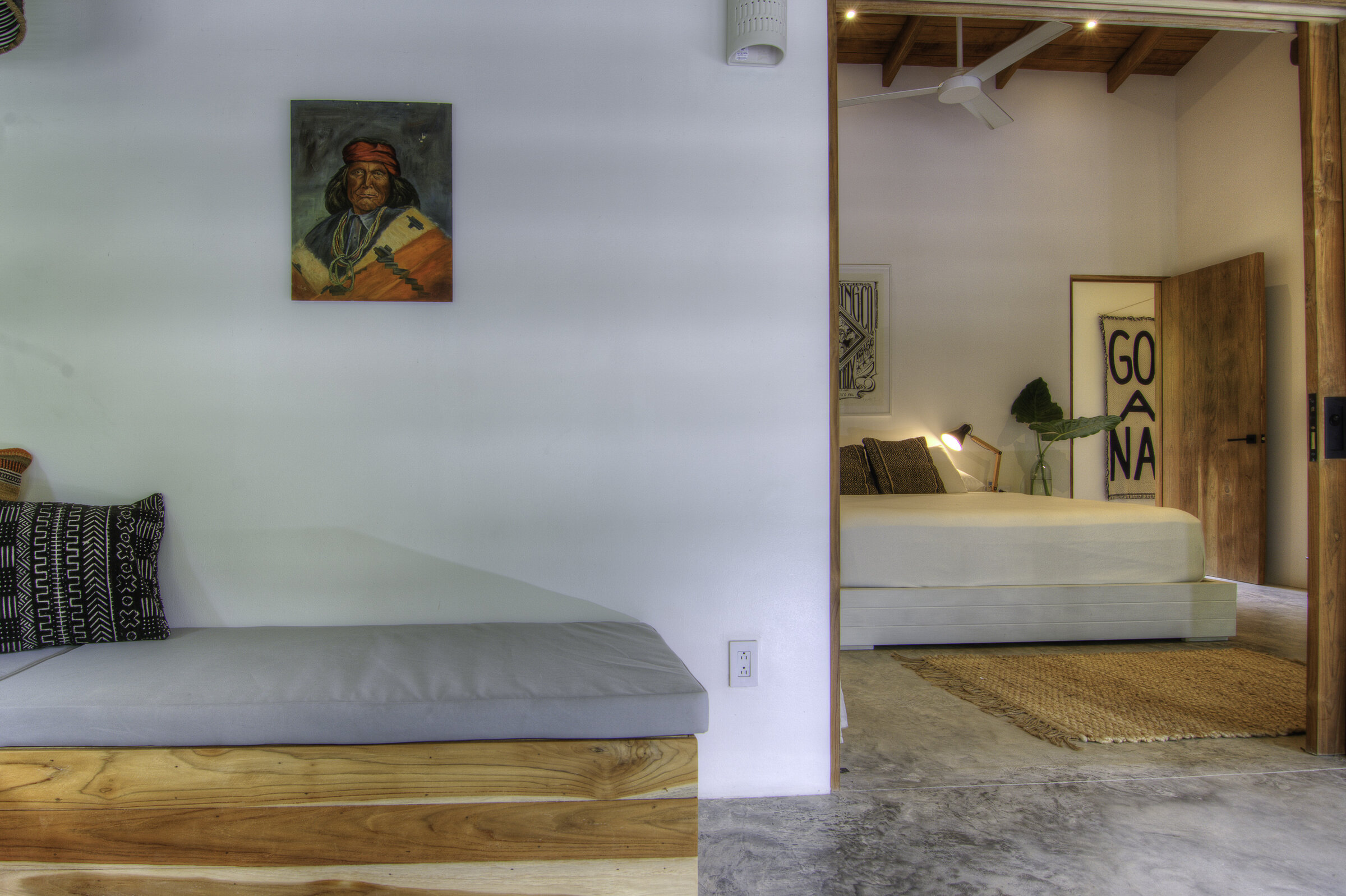 A detail from Casa Sierra, a FŌKL interiors project in Costa Rica