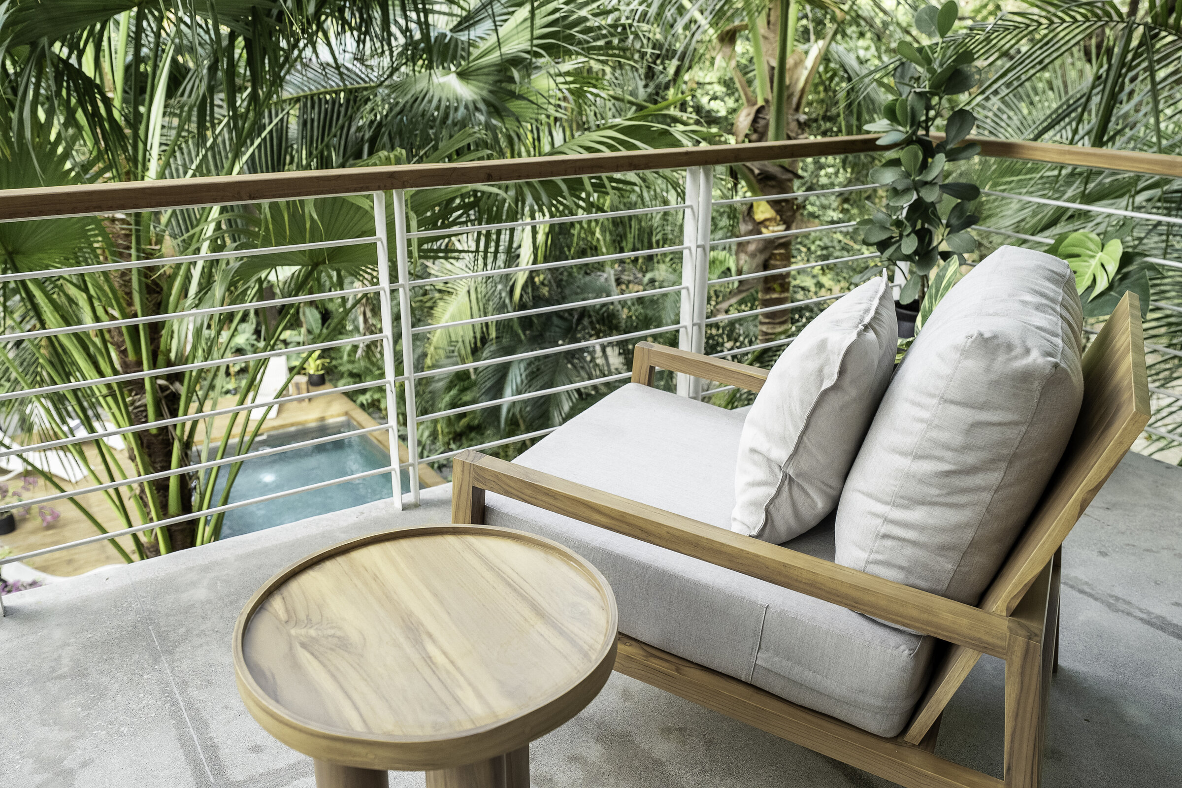 A detail from Namaste Oasis, a FŌKL interiors project in Costa Rica