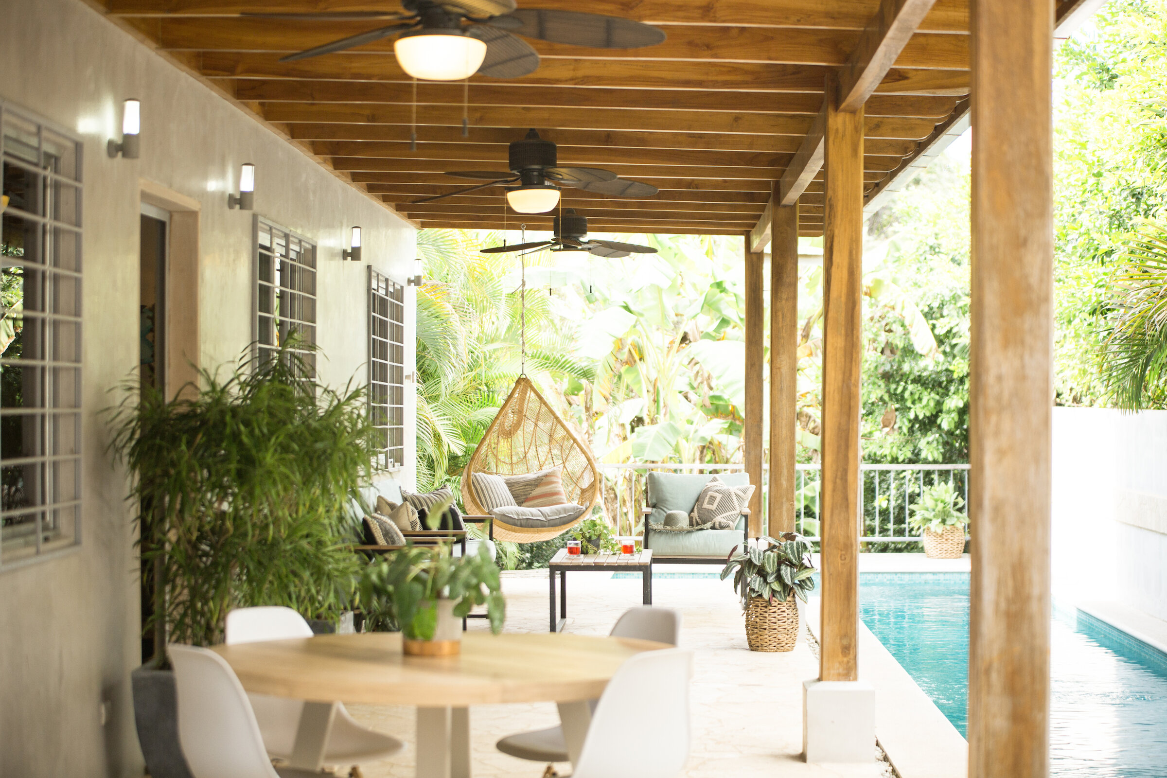 A detail from Casa Tranquillo, a FŌKL interiors project in Costa Rica