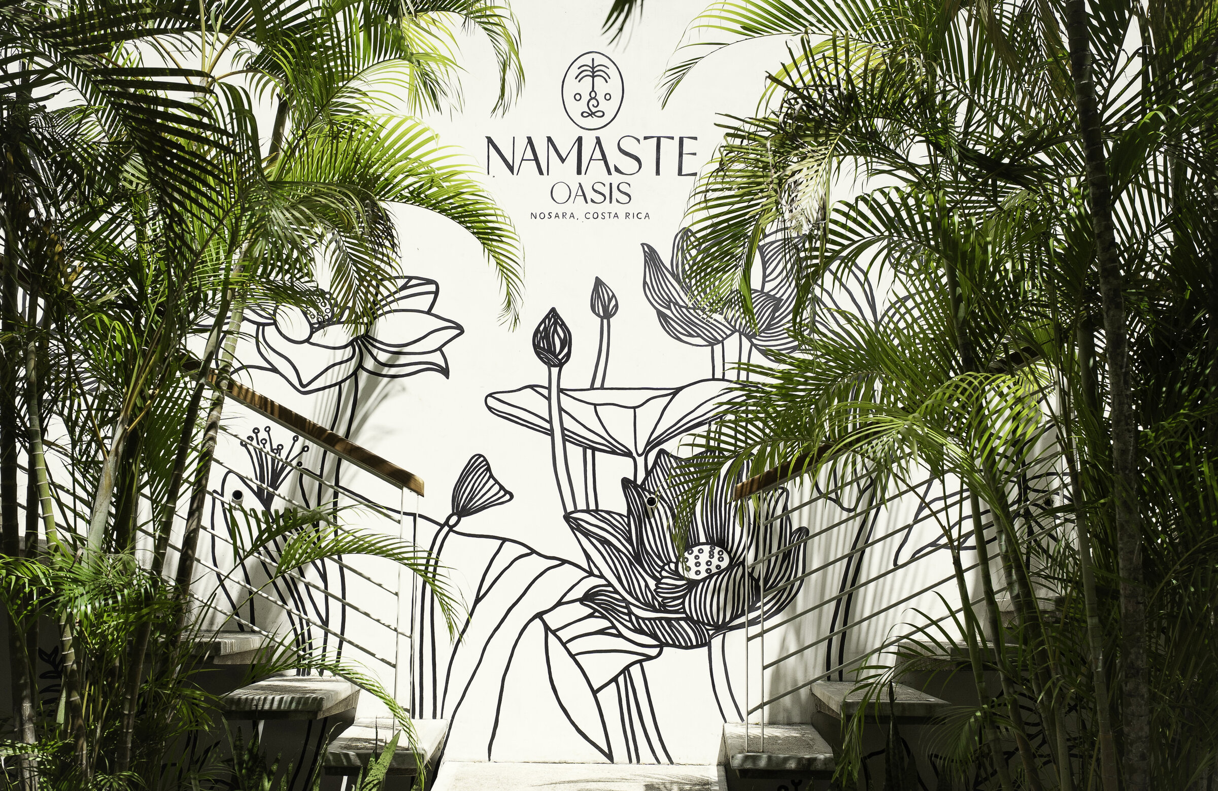 A detail from Namaste Oasis, a FŌKL interiors project in Costa Rica