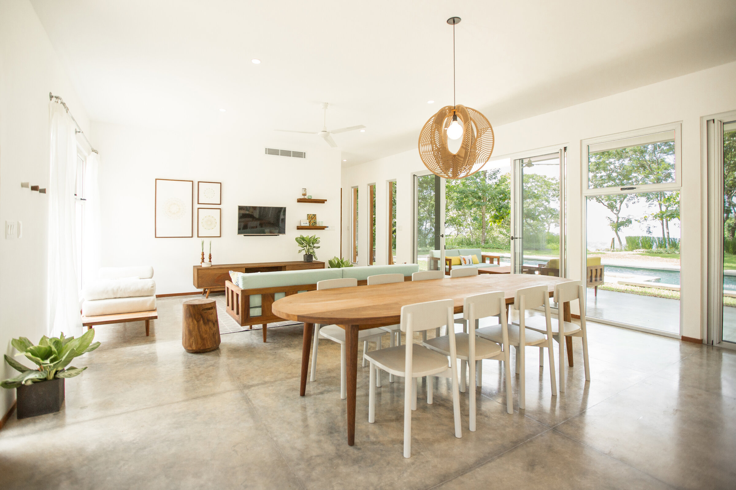 A detail from Casa Cedro, a FŌKL interiors project in Costa Rica