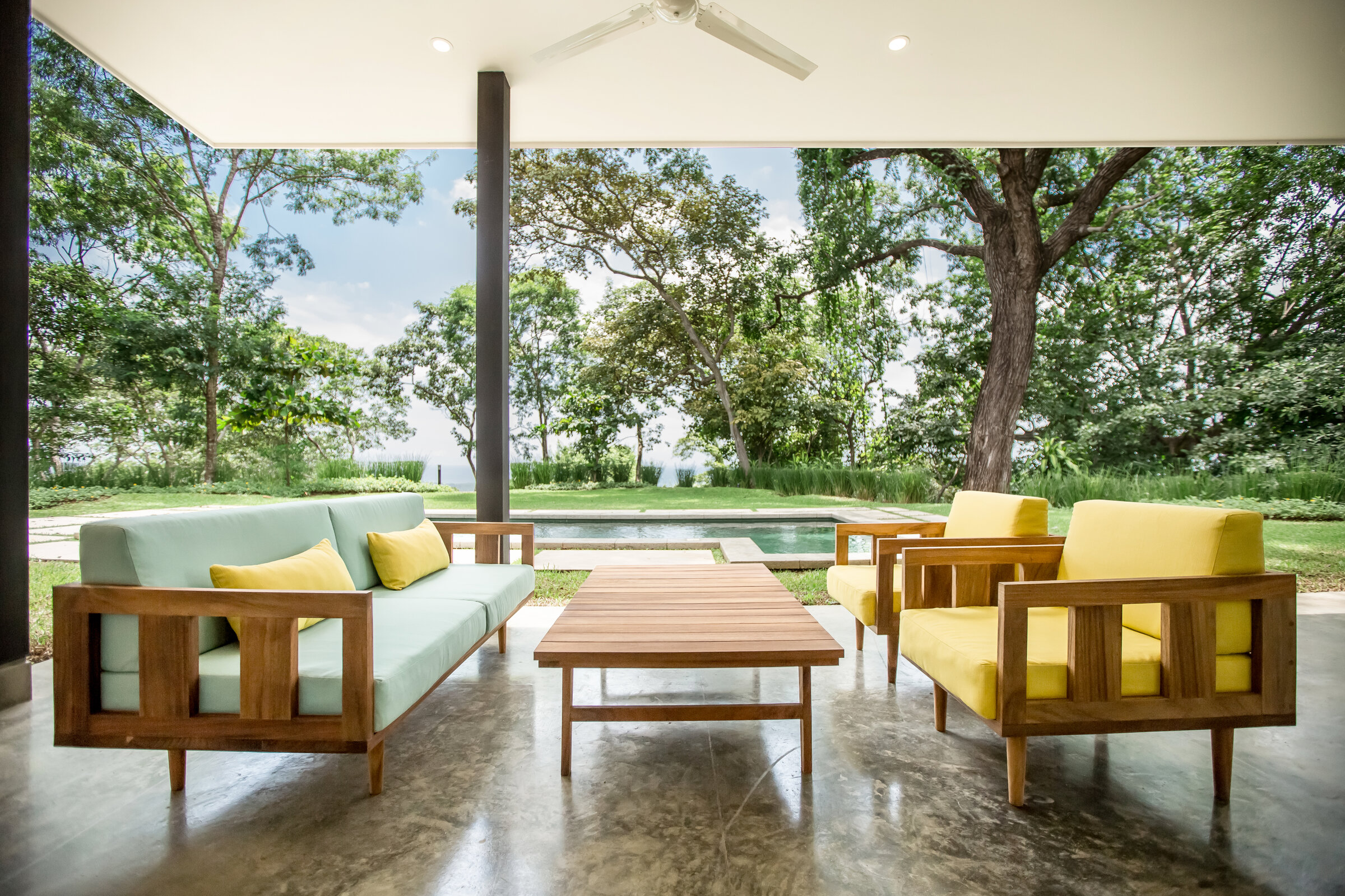 A detail from Casa Cedro, a FŌKL interiors project in Costa Rica
